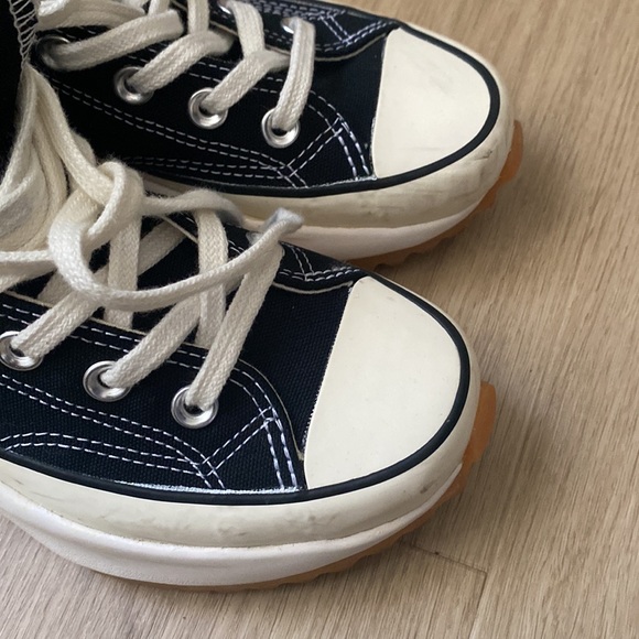 RARE JW Anderson x Converse Black Platform Run Hike Sneakers - Picture 4 of 5